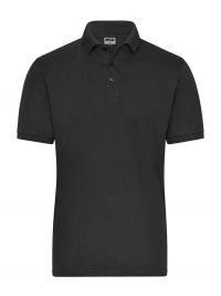 Stretch Polo Schwarz